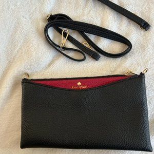 Black with a hint of red purse